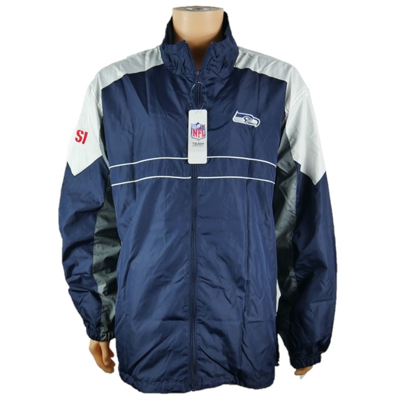 Nfl Seattle Seahawks Windbreaker Zip 